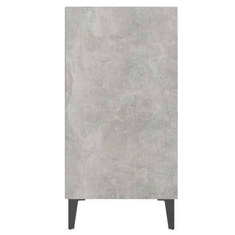 Dressoir 57x35x70 cm bewerkt hout betongrijs 5
