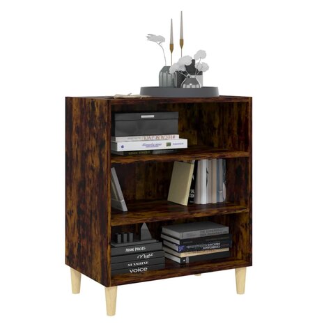 Dressoir 57x35x70 cm bewerkt hout gerookt eikenkleurig 3