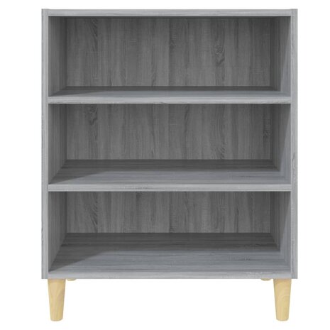 Dressoir 57x35x70 cm bewerkt hout grijs sonoma eikenkleurig 4