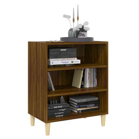 Dressoir 57x35x70 cm spaanplaat bruin eikenkleur 3
