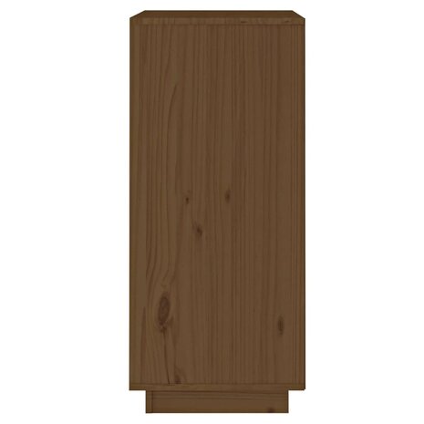 Dressoir 38x35x80 cm massief grenenhout honingbruin 5
