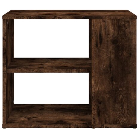 Bijzetkast 60x30x50 cm bewerkt hout gerookt eikenkleurig 3
