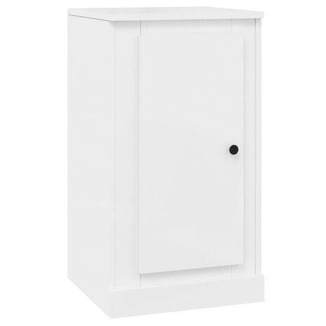 Dressoir 37,5x35,5x67,5 cm bewerkt hout hoogglans wit 2