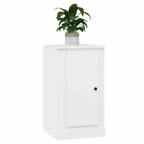 Dressoir 37,5x35,5x67,5 cm bewerkt hout hoogglans wit 4