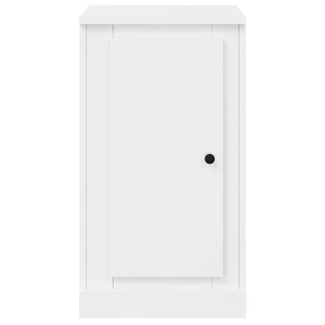 Dressoir 37,5x35,5x67,5 cm bewerkt hout hoogglans wit 7