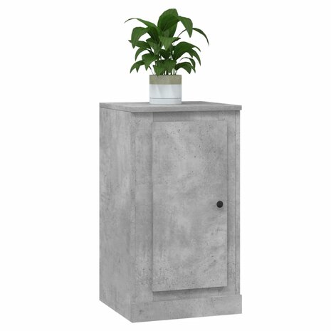 Dressoir 37,5x35,5x67,5 cm bewerkt hout betongrijs 4