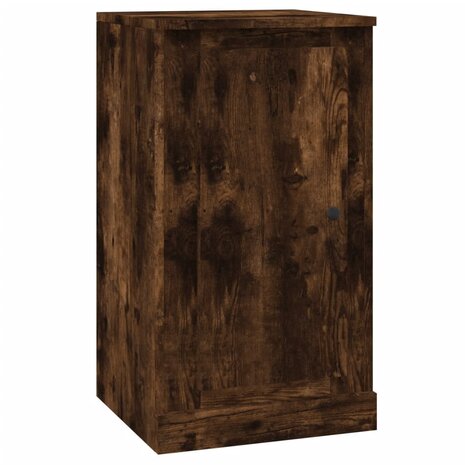 Dressoir 37,5x35,5x67,5 cm bewerkt hout gerookt eikenkleurig 2