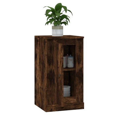 Dressoir 37,5x35,5x67,5 cm bewerkt hout gerookt eikenkleurig 5
