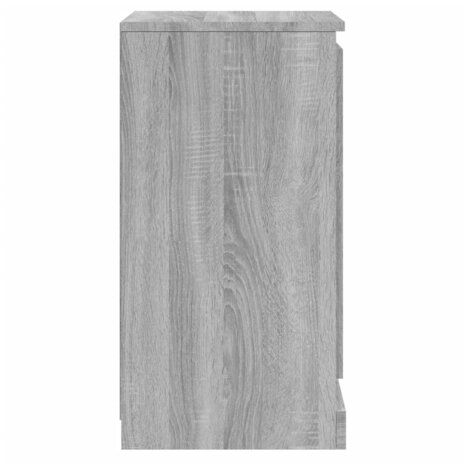 Dressoir 37,5x35,5x67,5 cm bewerkt hout grijs sonoma eikenkleur 8