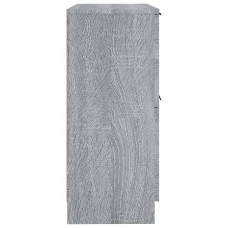 Dressoir 30x30x70 cm bewerkt hout grijs sonoma eikenkleurig 7