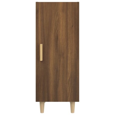 Dressoir 34,5x34x90 cm bewerkt hout bruin eikenkleur 6