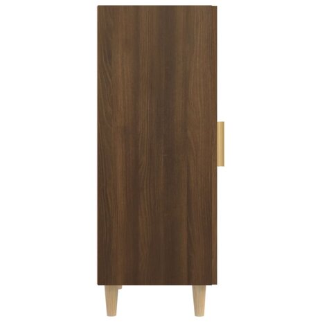Dressoir 34,5x34x90 cm bewerkt hout bruin eikenkleur 8