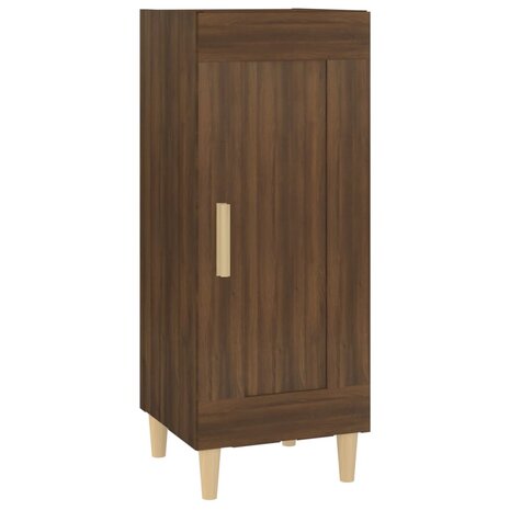 Dressoir 34,5x34x90 cm bewerkt hout bruin eikenkleur 2