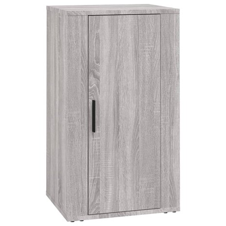 Dressoir 40x33x70 cm bewerkt hout grijs sonoma eikenkleurig 2