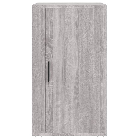 Dressoir 40x33x70 cm bewerkt hout grijs sonoma eikenkleurig 6