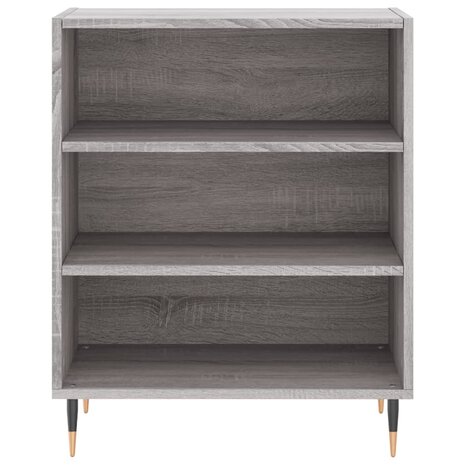 Dressoir 57x35x70 cm bewerkt hout grijs sonoma eikenkleurig 4