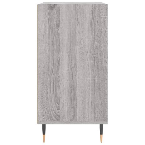 Dressoir 57x35x70 cm bewerkt hout grijs sonoma eikenkleurig 5