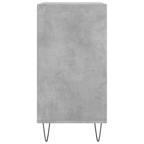 Dressoir 57x35x70 cm bewerkt hout betongrijs 5