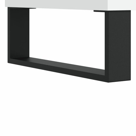 Dressoir 57x35x70 cm bewerkt hout wit 7