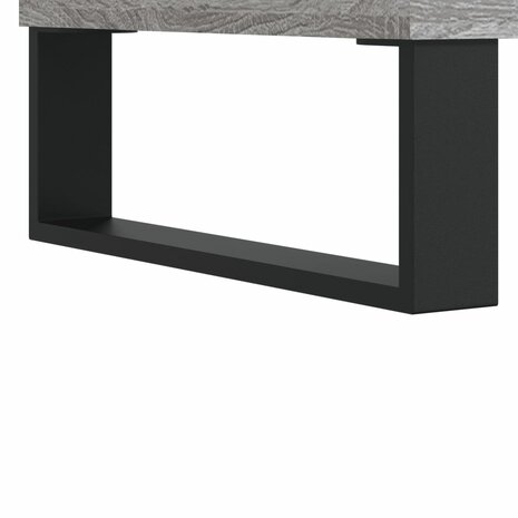 Dressoir 57x35x70 cm bewerkt hout grijs sonoma eikenkleurig 7