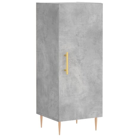 Dressoir 34,5x34x90 cm bewerkt hout betongrijs 2