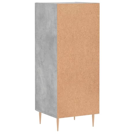 Dressoir 34,5x34x90 cm bewerkt hout betongrijs 8