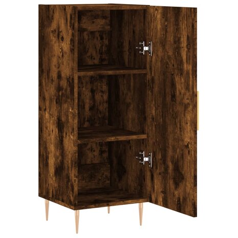Dressoir 34,5x34x90 cm bewerkt hout gerookt eiken 5