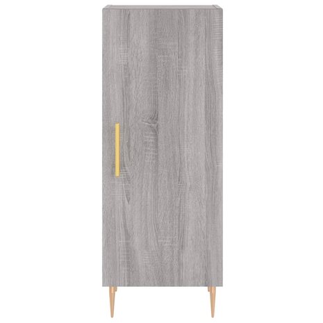 Dressoir 34,5x34x90 cm bewerkt hout grijs sonoma eikenkleurig 6