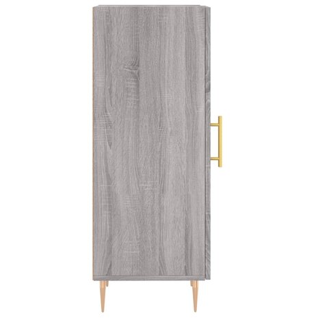 Dressoir 34,5x34x90 cm bewerkt hout grijs sonoma eikenkleurig 7