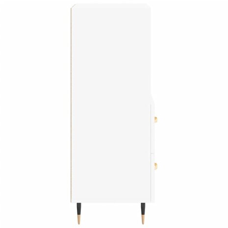 Dressoir 34,5x34x90 cm bewerkt hout wit 7