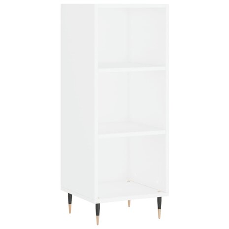 Dressoir 34,5x32,5x90 cm bewerkt hout wit 2