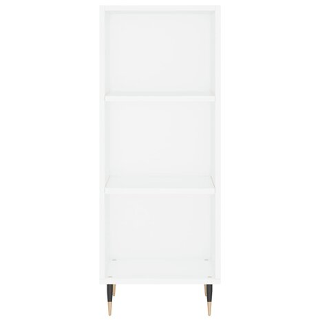 Dressoir 34,5x32,5x90 cm bewerkt hout wit 4