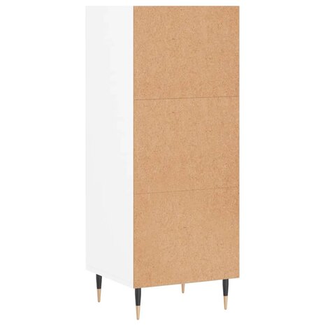 Dressoir 34,5x32,5x90 cm bewerkt hout wit 6