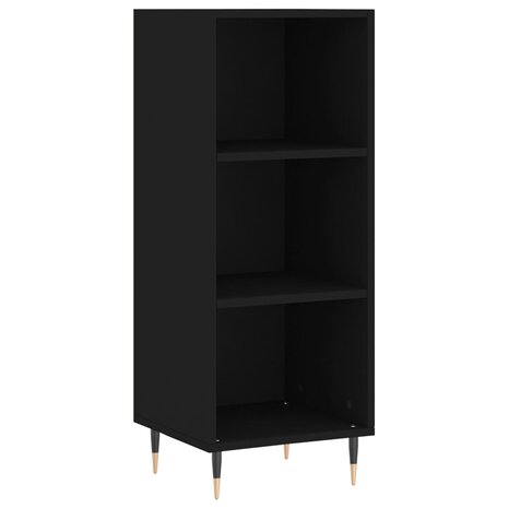Dressoir 34,5x32,5x90 cm bewerkt hout zwart 1