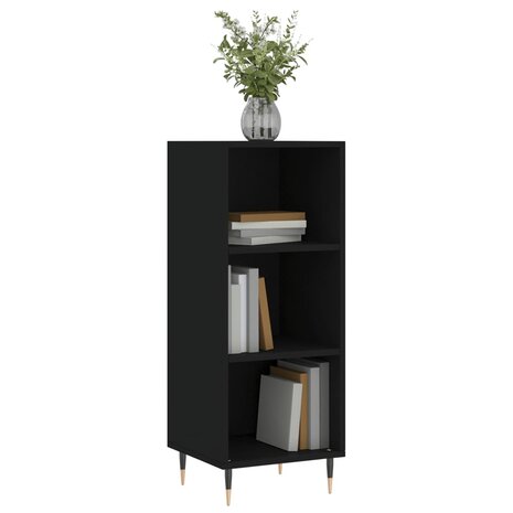 Dressoir 34,5x32,5x90 cm bewerkt hout zwart 3