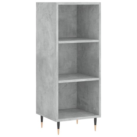 Dressoir 34,5x32,5x90 cm bewerkt hout betongrijs 2