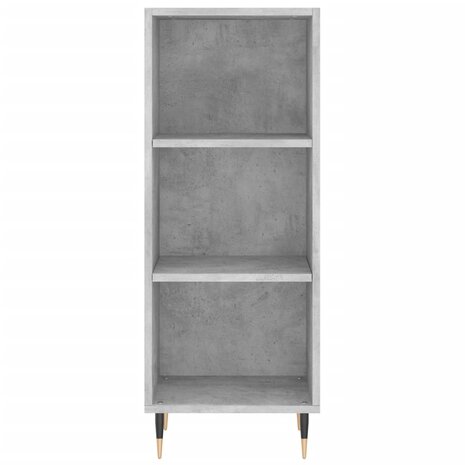 Dressoir 34,5x32,5x90 cm bewerkt hout betongrijs 4