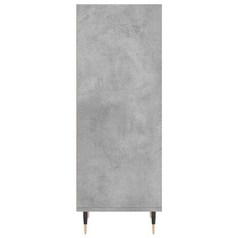 Dressoir 34,5x32,5x90 cm bewerkt hout betongrijs 5