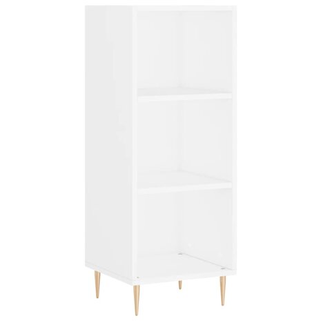 Dressoir 34,5x32,5x90 cm bewerkt hout wit 2