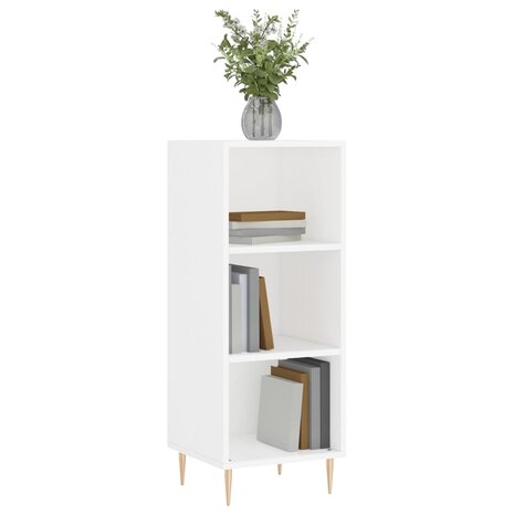 Dressoir 34,5x32,5x90 cm bewerkt hout wit 3