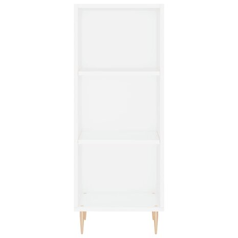 Dressoir 34,5x32,5x90 cm bewerkt hout wit 4