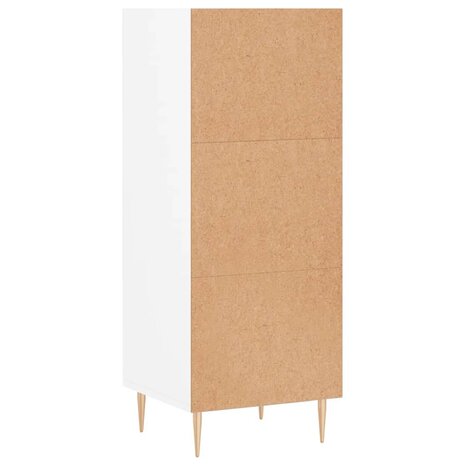 Dressoir 34,5x32,5x90 cm bewerkt hout wit 6