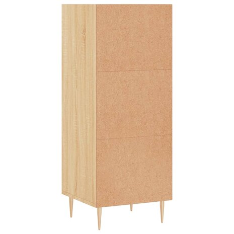 Dressoir 34,5x32,5x90 cm bewerkt hout sonoma eikenkleurig 6