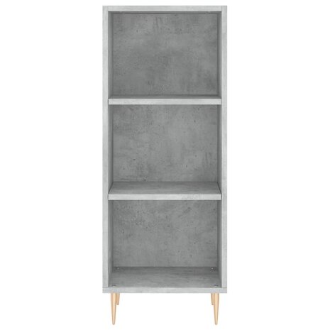 Dressoir 34,5x32,5x90 cm bewerkt hout betongrijs 4