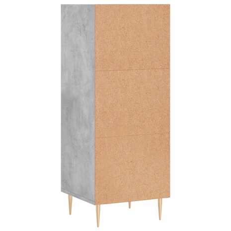 Dressoir 34,5x32,5x90 cm bewerkt hout betongrijs 6