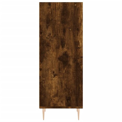 Dressoir 34,5x32,5x90 cm bewerkt hout gerookt eikenkleurig 5