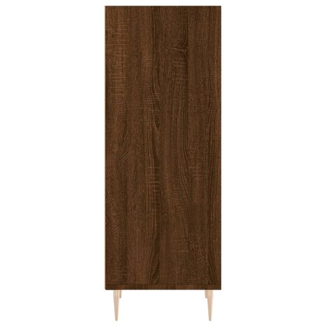Dressoir 34,5x32,5x90 cm bewerkt hout bruin eikenkleur 5