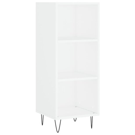 Dressoir 34,5x32,5x90 cm bewerkt hout wit 2