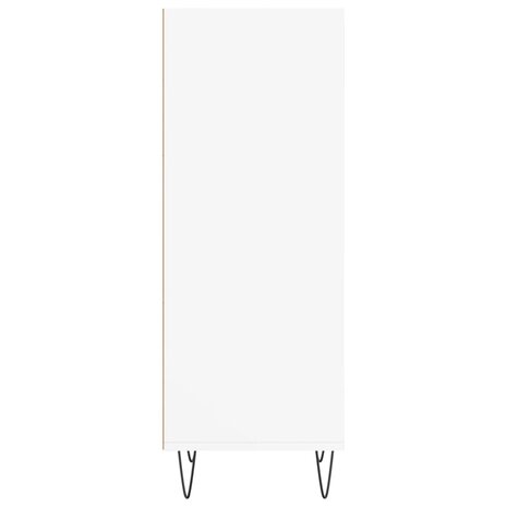 Dressoir 34,5x32,5x90 cm bewerkt hout wit 5
