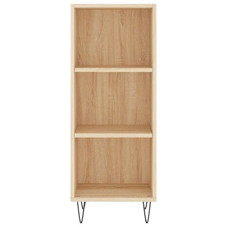 Dressoir 34,5x32,5x90 cm bewerkt hout sonoma eikenkleurig 4